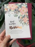 Thiệp sinh nhật Birthday ép nhũ BDP10