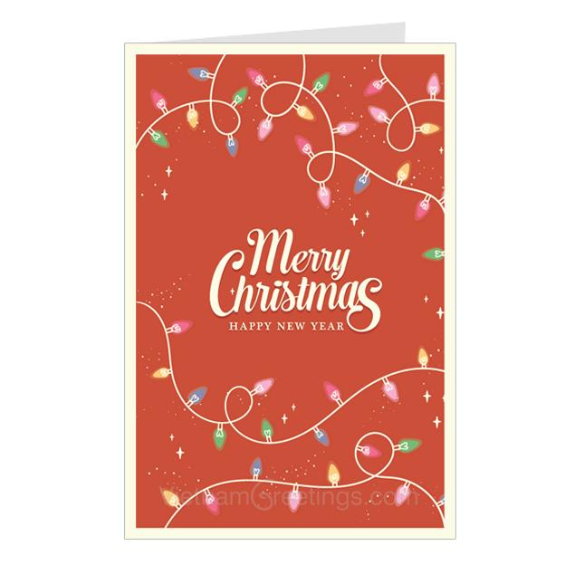 Thiệp giáng sinh Noel Christmas - Thiệp Greenwood XM51 - KT 10x15cm