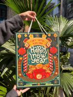 Túi chúc mừng năm mới to T45B - 40x32x16cm