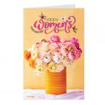 Thiệp ngày phụ nữ - Thiệp Grey 12PN45-12x18cm