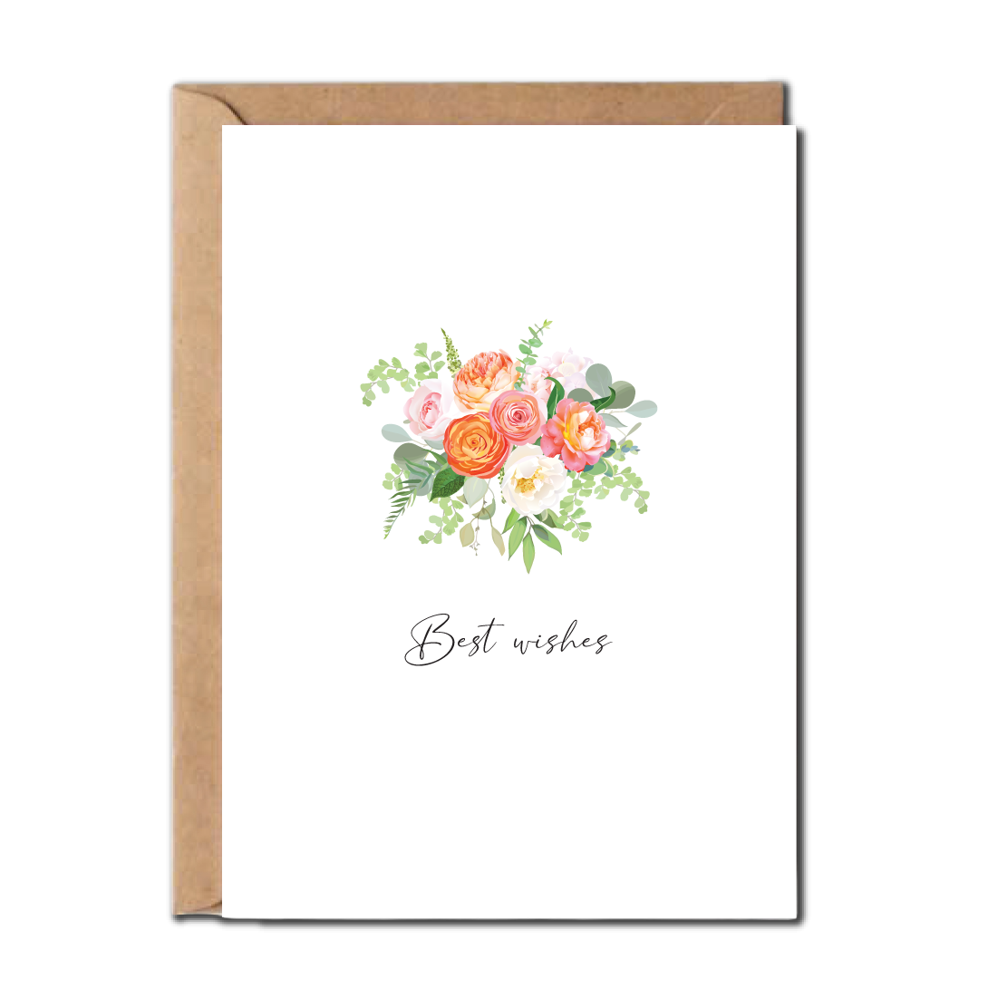 Thiệp Best wishes Greenwood – 10.5x14.5cm - TG-BW01