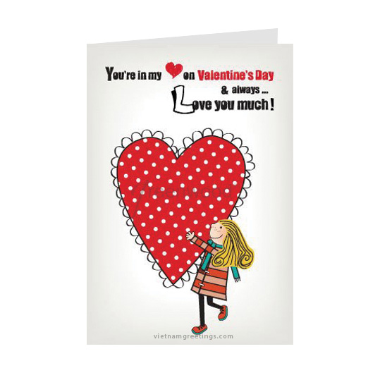 Thiệp tình yêu Valentine - VL01