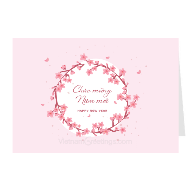 Thiệp Tết, thiệp chúc mừng năm mới - Grey 12TT74