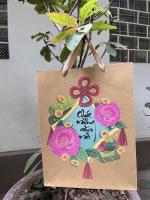 Túi đựng quà Tết, Túi đựng quà chúc mừng năm mới T15B - 32x40x12.5cm