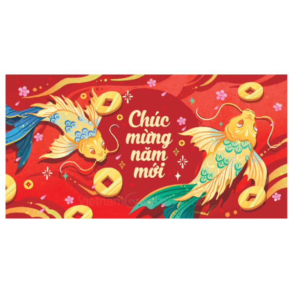 Bao Lì xì ngang Greenwood LXN416