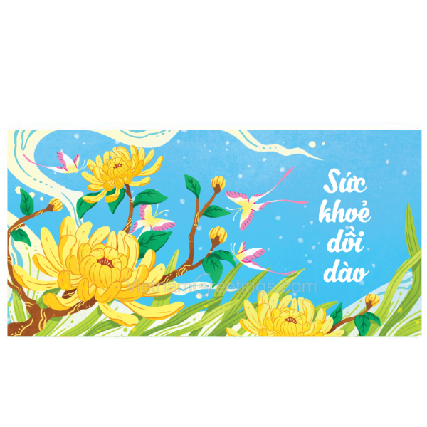 Bao Lì xì ngang Greenwood LXN419