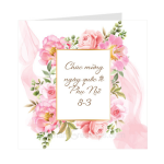 Thiệp ngày phụ nữ - Thiệp Grey 09-PN37