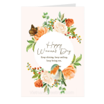 Thiệp ngày phụ nữ - Thiệp Greenwood WM55-26 KT 12x18cm