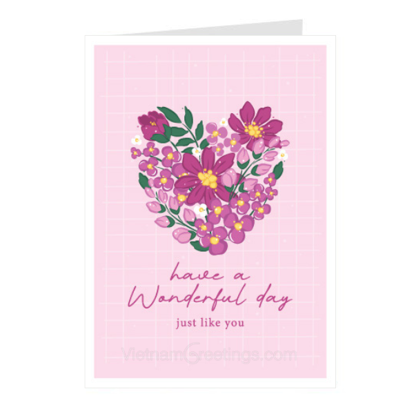 Thiệp chúc mừng 07-JB17 KT 7.5x15cm