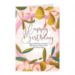 Thiệp sinh nhật Birthday - Thiệp Greenwood ép nhũ BDP07