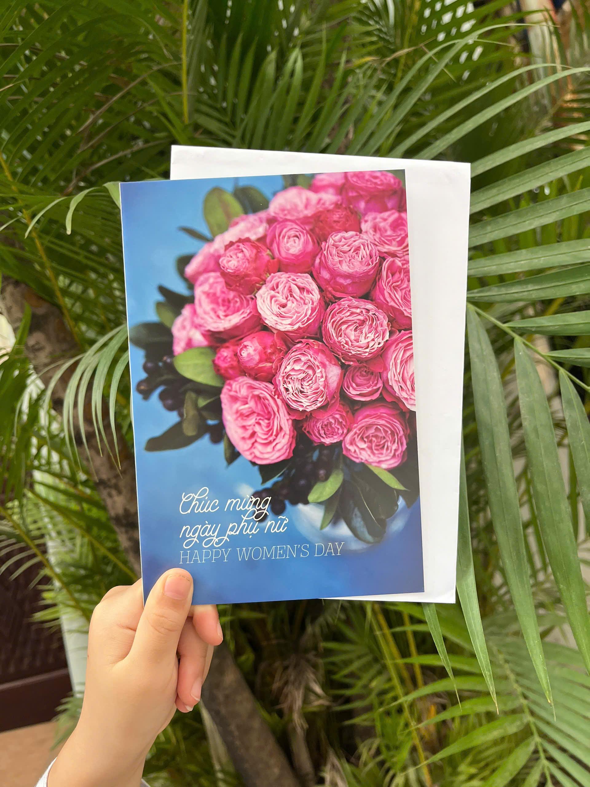 Thiệp ngày phụ nữ - Grey 12PN17