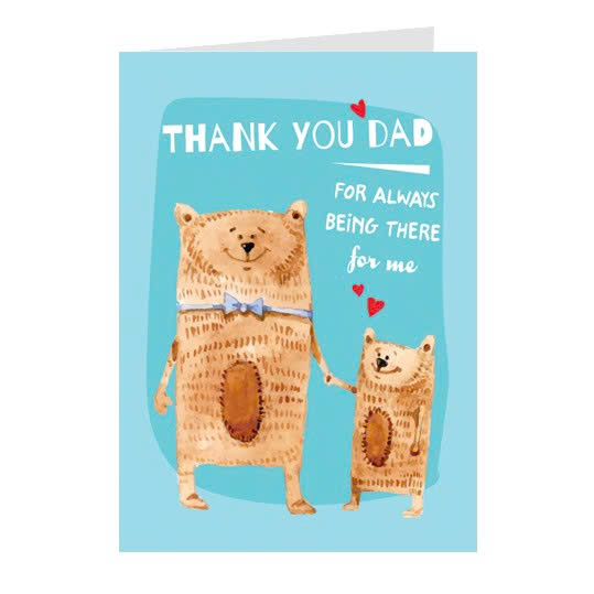 Thiệp Thank you DaD